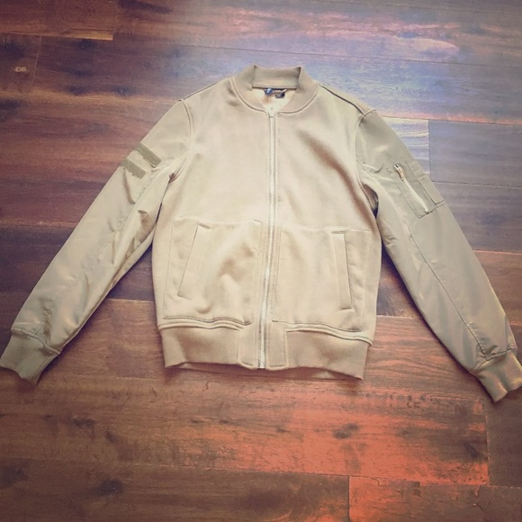 H&M Jackets & Coats Hm Olive Green Bomber Utility Jacket Poshmark
